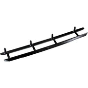 Black metal snowmobile ski runners with five studs for competition carbides and RV truck parts