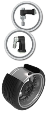 Schrader TPMS Sensor - Clamp-In Programmable 90 Degree EZ-Sensor (valve stem not included) Truck & Automotive