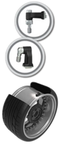 Schrader TPMS Sensor - Clamp-In Programmable 90 Degree EZ-Sensor (valve stem not included) Truck & Automotive