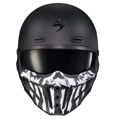 Scorpion Exo 52-730-11 Covert X Face Mask Marauder Matte Black - Helmet Accessories