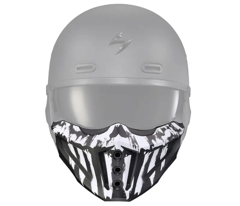 Scorpion Exo 52-730-11 Covert X Face Mask Marauder Matte Black - Helmet Accessories