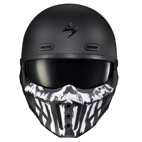 Scorpion Exo 52-730-11 Covert X Face Mask Marauder Matte Black - Helmet Accessories