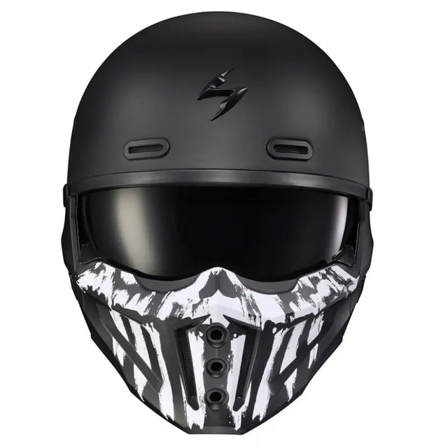 Scorpion Exo 52-730-11 Covert X Face Mask Marauder Matte Black - Helmet Accessories
