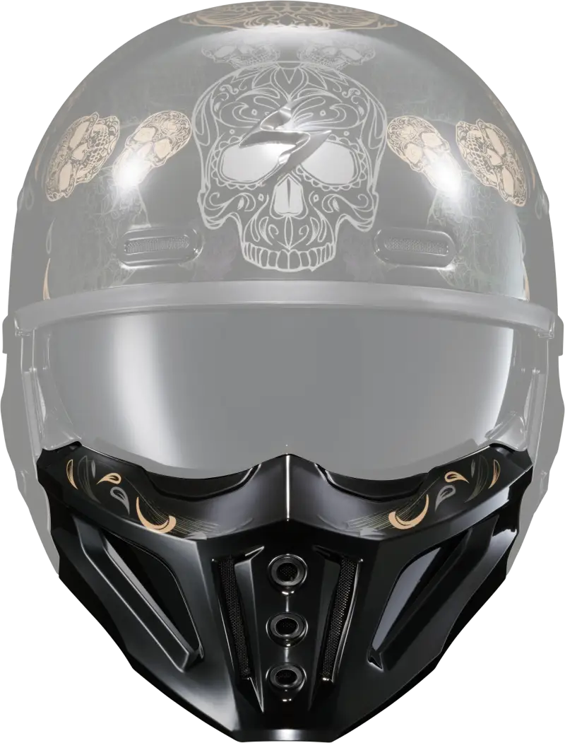 Scorpion Exo 52-730-15 Covert X Face Mask Kalavera - Helmet Accessories