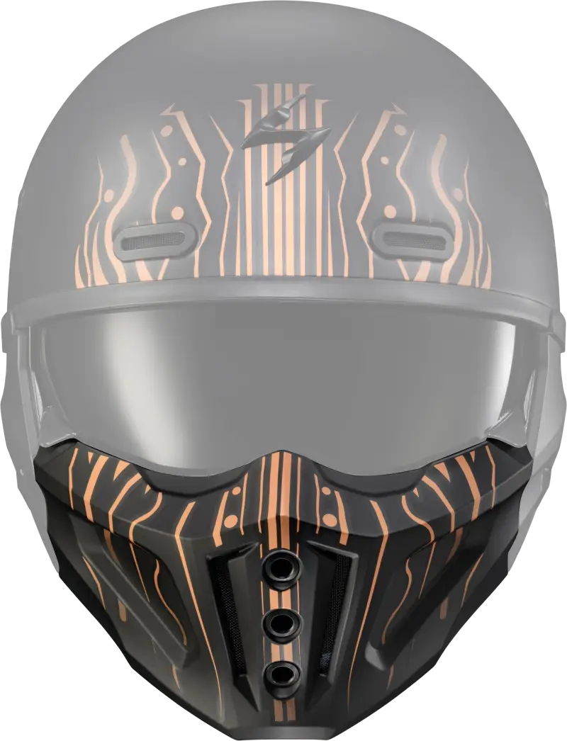Scorpion Exo 52-730-16 Covert X Face Mask Tribe Copper - Helmet Accessories