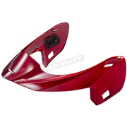 Red helmet visor for Scorpion Exo-Gt930 helmet in black cherry finish