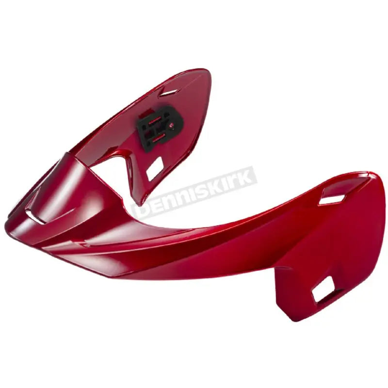 Red helmet visor for Scorpion Exo-Gt930 helmet in black cherry finish