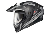 Black and gray transformer helmet, Scorpion Exo-Gt930 Transformer Helmet Black Cherry 2X