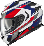 Exo Eclipse Full Face Helmet Lunar White/Red/Blue 2x - SCORPION EXO