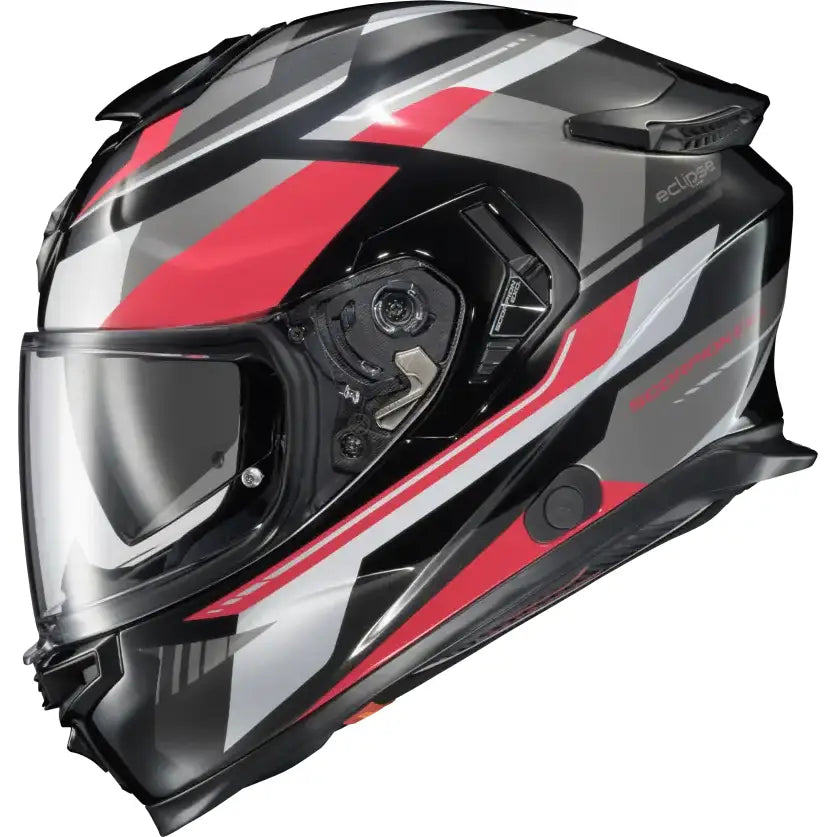 Exo Eclipse Full Face Helmet Lunar Red/White/Black Lg - SCORPION EXO