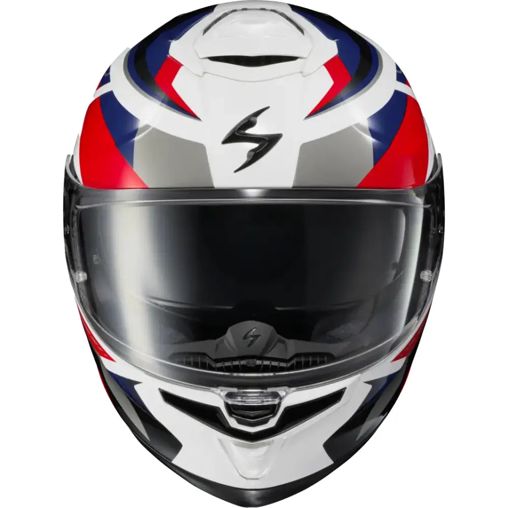 Exo Eclipse Full Face Helmet Lunar White/Red/Blue Md - SCORPION EXO