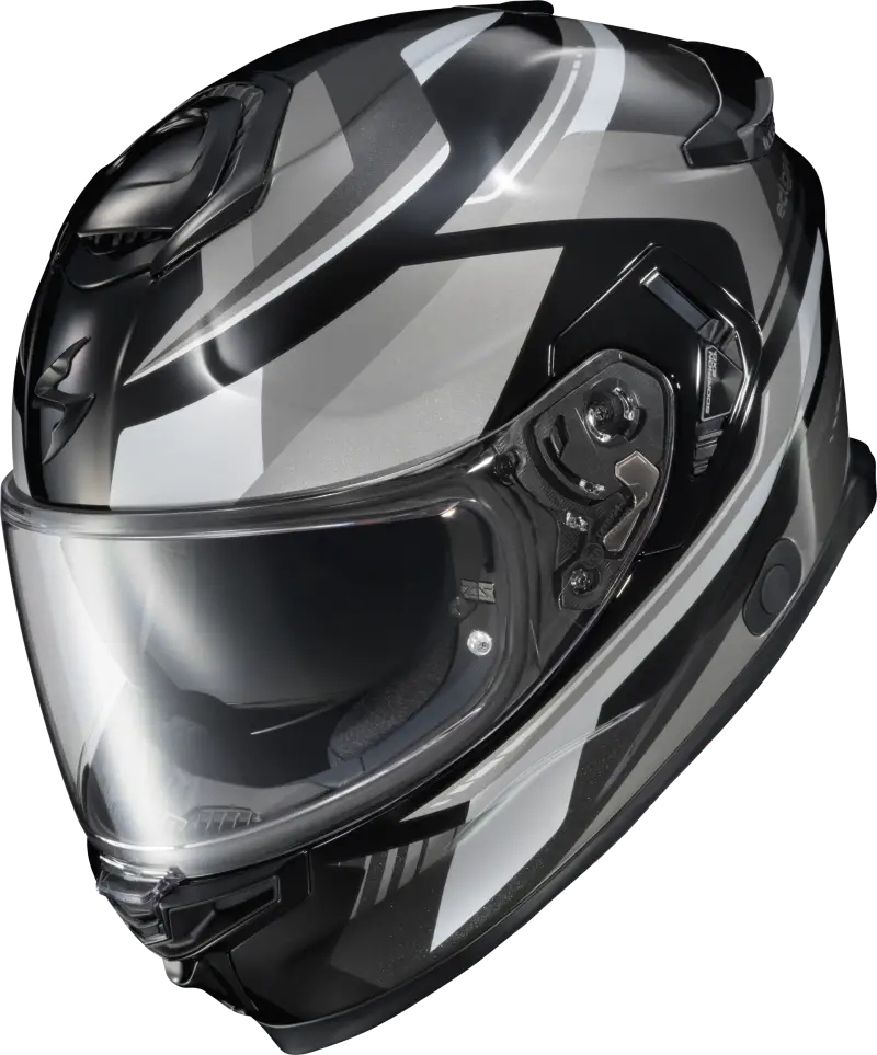 Exo Eclipse Full Face Helmet Lunar White/Black Md - SCORPION EXO