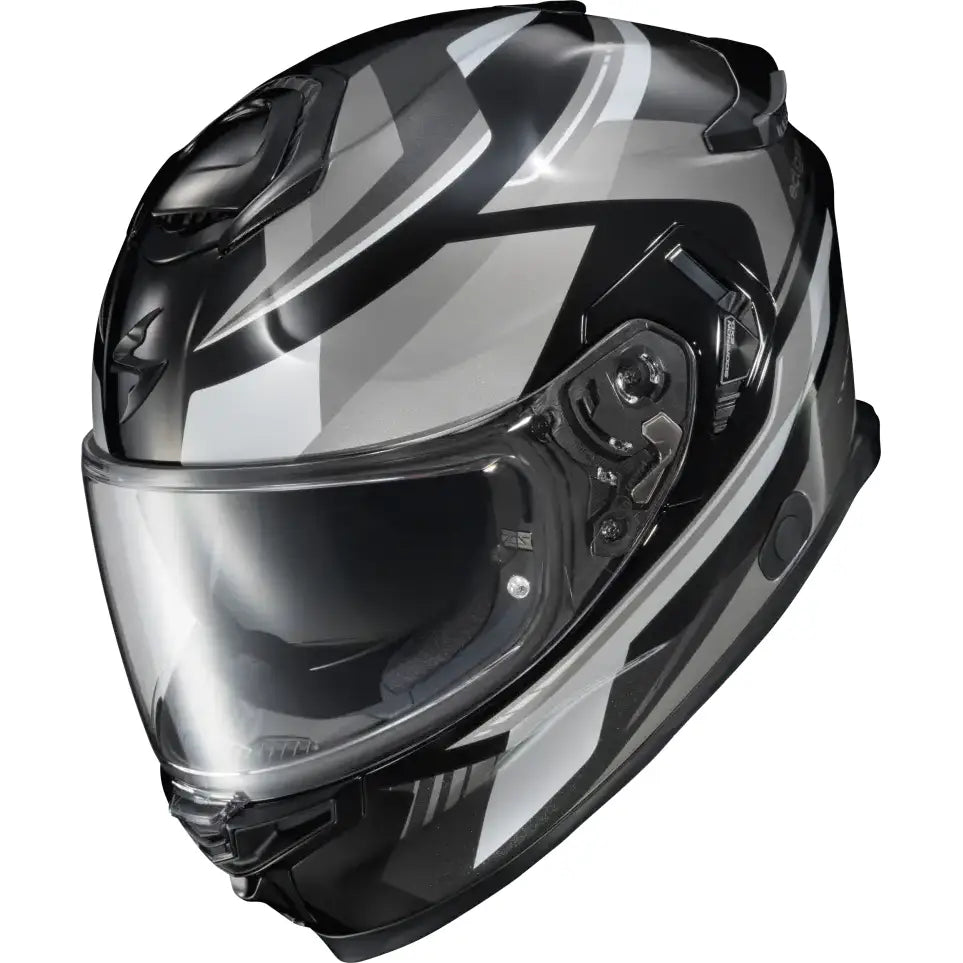 Exo Eclipse Full Face Helmet Lunar White/Black Md - SCORPION EXO