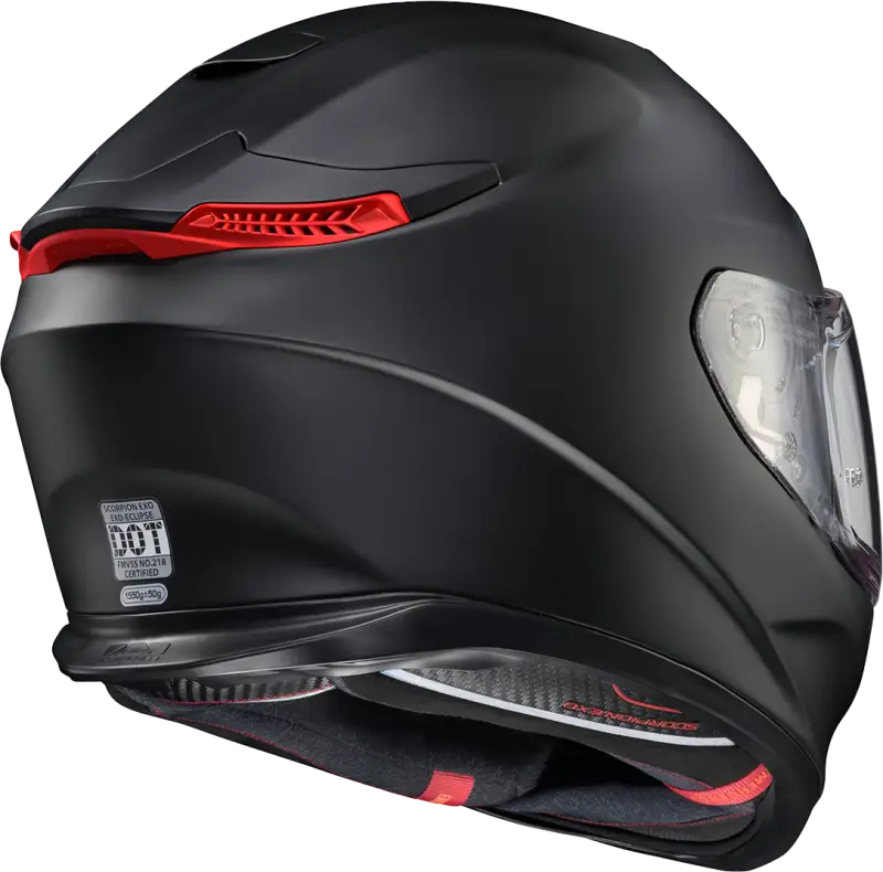 Exo Eclipse Full Face Helmet Matte Black Xs - SCORPION EXO