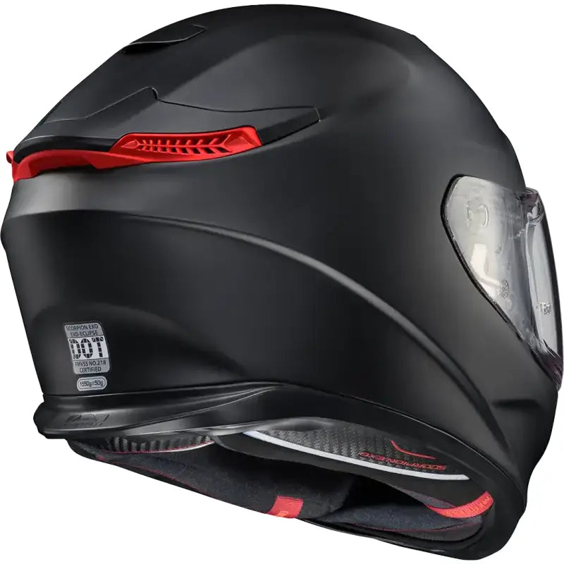 Exo Eclipse Full Face Helmet Matte Black 3x - SCORPION EXO