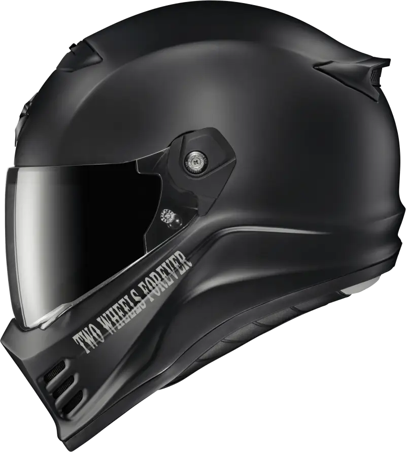 Covert Fx Full Face Helmet Vtwin Visionary Matte Black Sm