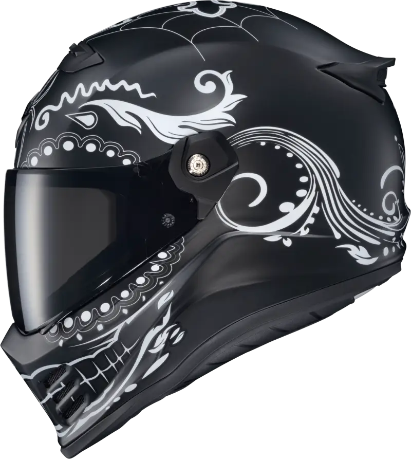 Covert Fx Full Face Helmet El Malo White/Matte Black Sm