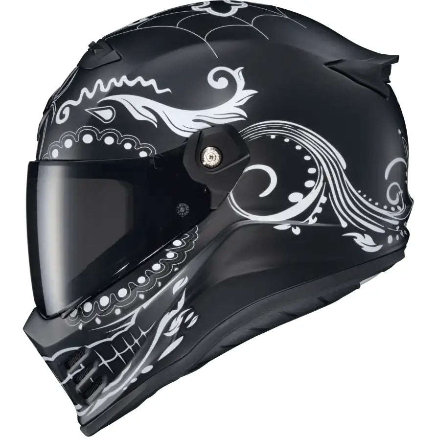 Covert Fx Full Face Helmet El Malo White/Matte Black Xl