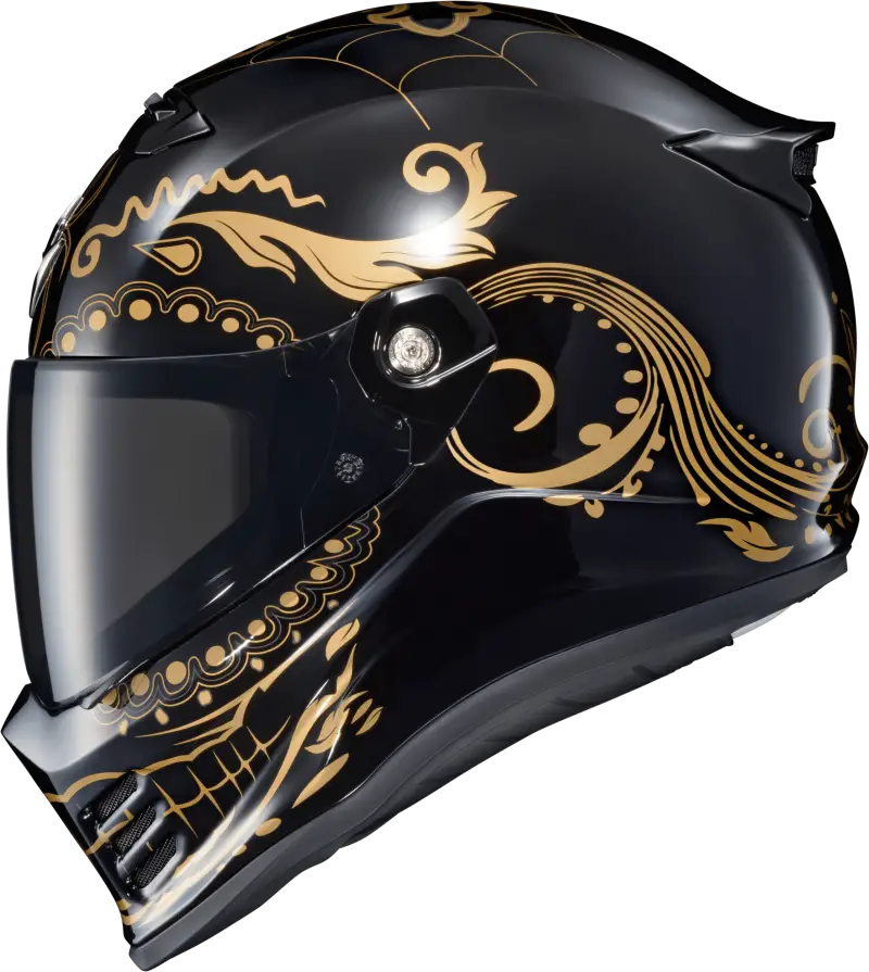 Covert Fx Full Face Helmet El Malo Gold/Gloss Black Xl
