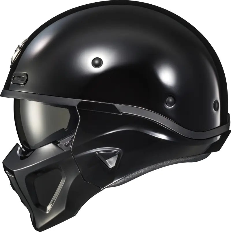 Covert X Open Face Helmet Gloss Black 2x