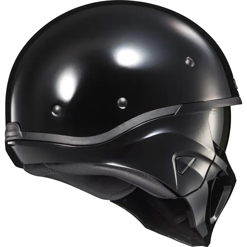 Covert X Open Face Helmet Gloss Black 2x