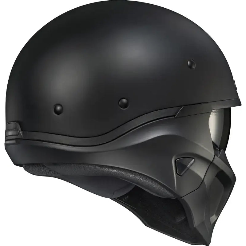 Covert X Open Face Helmet Matte Black 2x