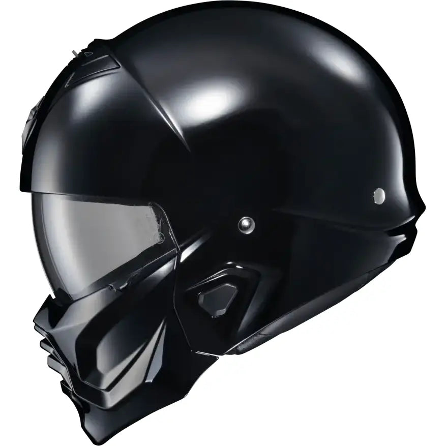 Covert 2 Open-Face Helmet Gloss Black Md