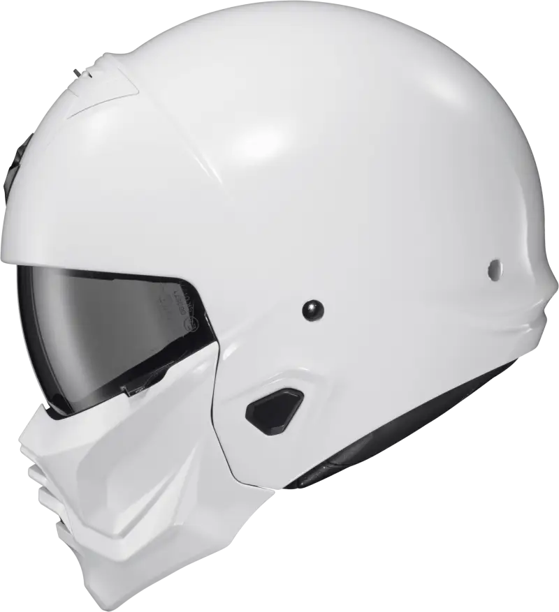 Covert 2 Open-Face Helmet Gloss White  Md