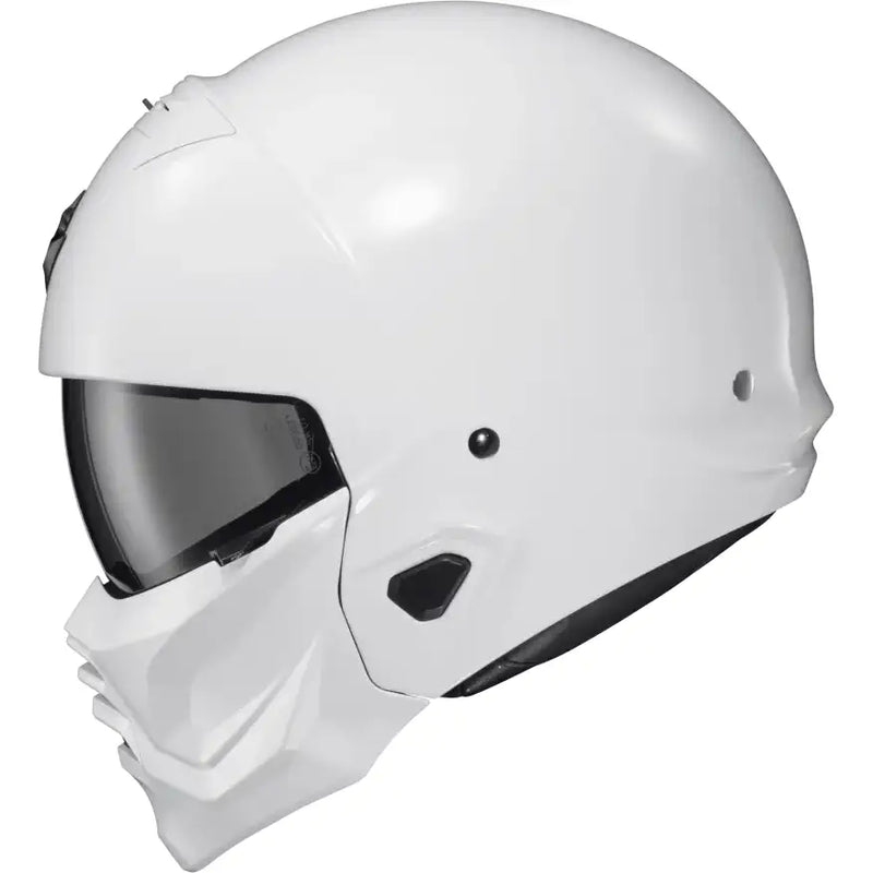 Covert 2 Open-Face Helmet Gloss White  Md
