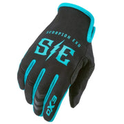 Scorpion Exo G44-063 Air-Stretch Gloves Charge Black/Teal Sm