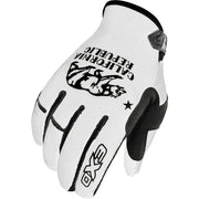 Moto Flex Gloves Golden State White/Black Lg - SCORPION EXO