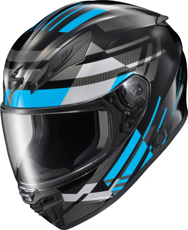 Exo R430 Full Face Helmet Paradox Light Blue Sm - SCORPION EXO