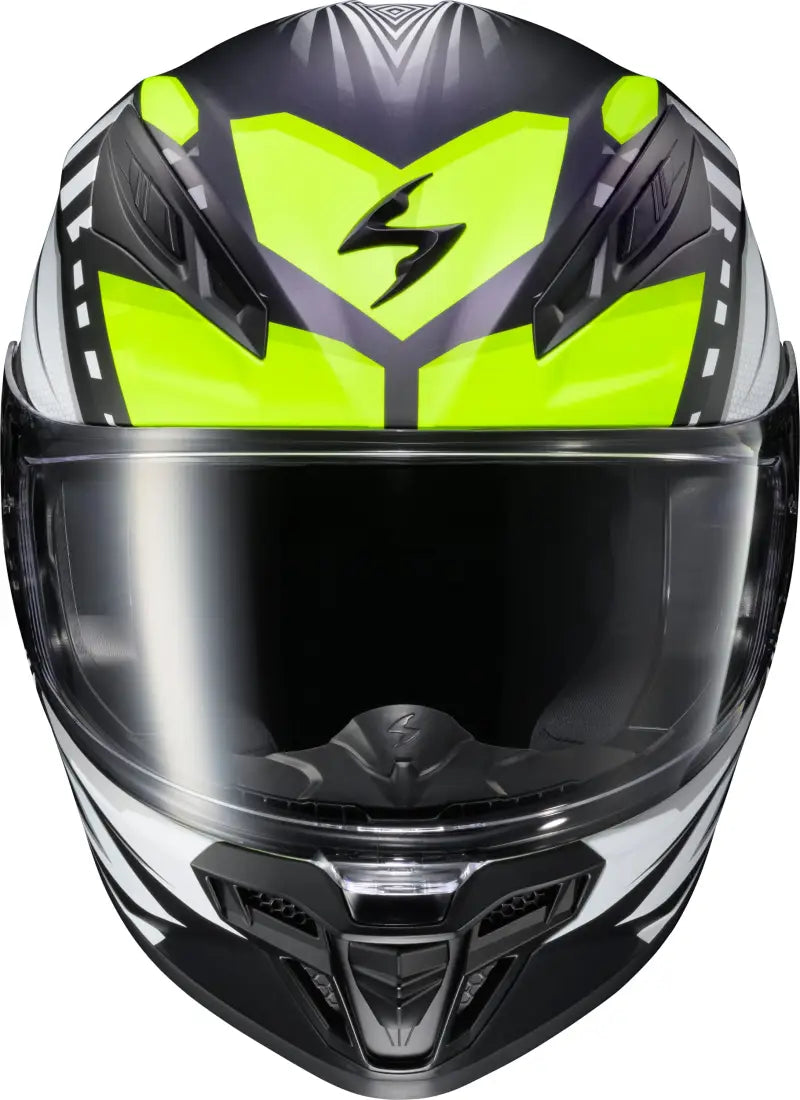 Exo R430 Full Face Helmet Head Trip Hi Viz Md - SCORPION EXO