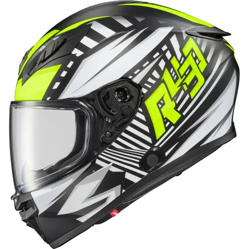 Exo R430 Full Face Helmet Head Trip Hi Viz Md - SCORPION EXO