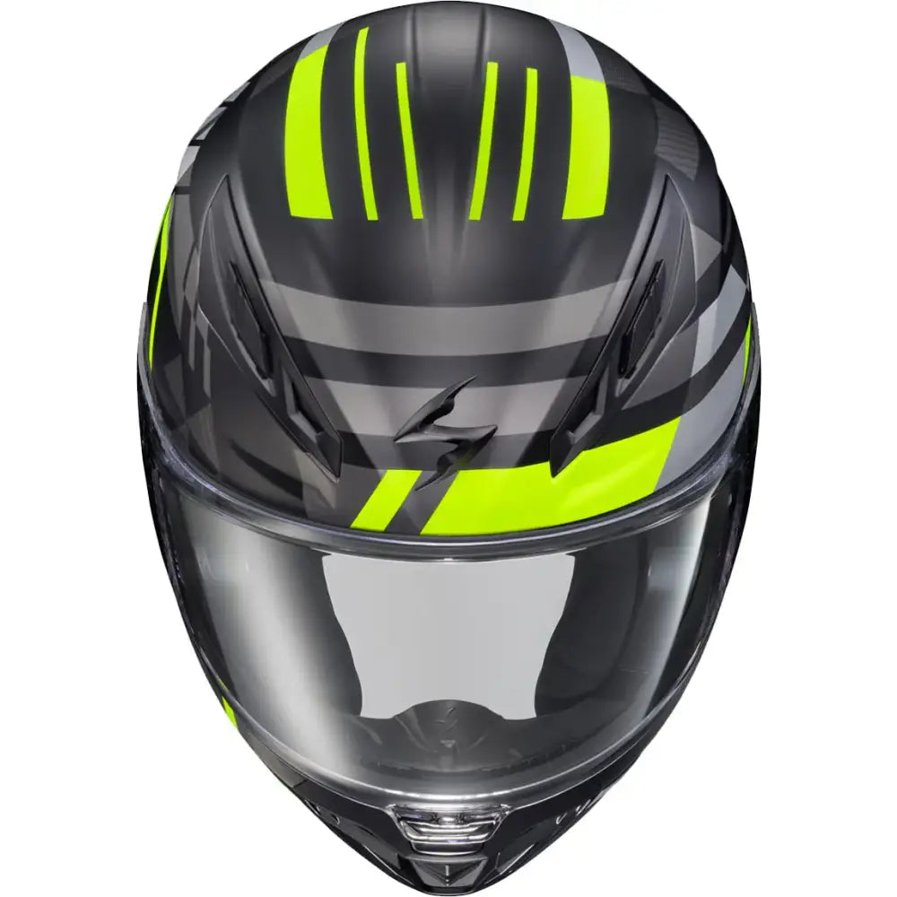 Exo R430 Full Face Helmet Paradox Hi Viz 2x - SCORPION EXO
