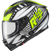 Exo R430 Full Face Helmet Head Trip Hi Viz 2x - SCORPION EXO