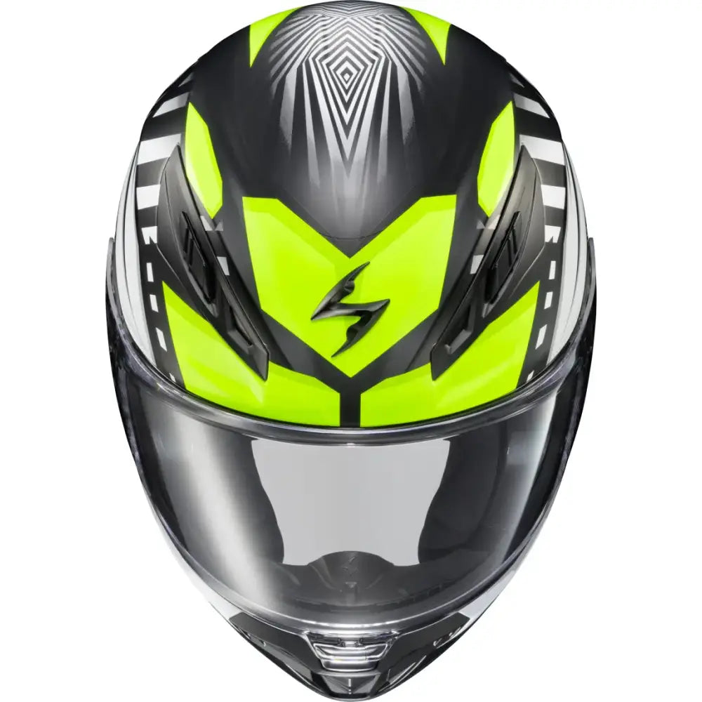 Exo R430 Full Face Helmet Head Trip Hi Viz Xl - SCORPION EXO