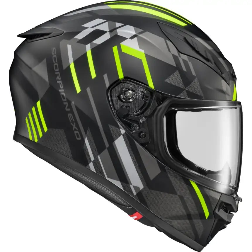 Exo R430 Full Face Helmet Paradox Hi Viz Xl - SCORPION EXO