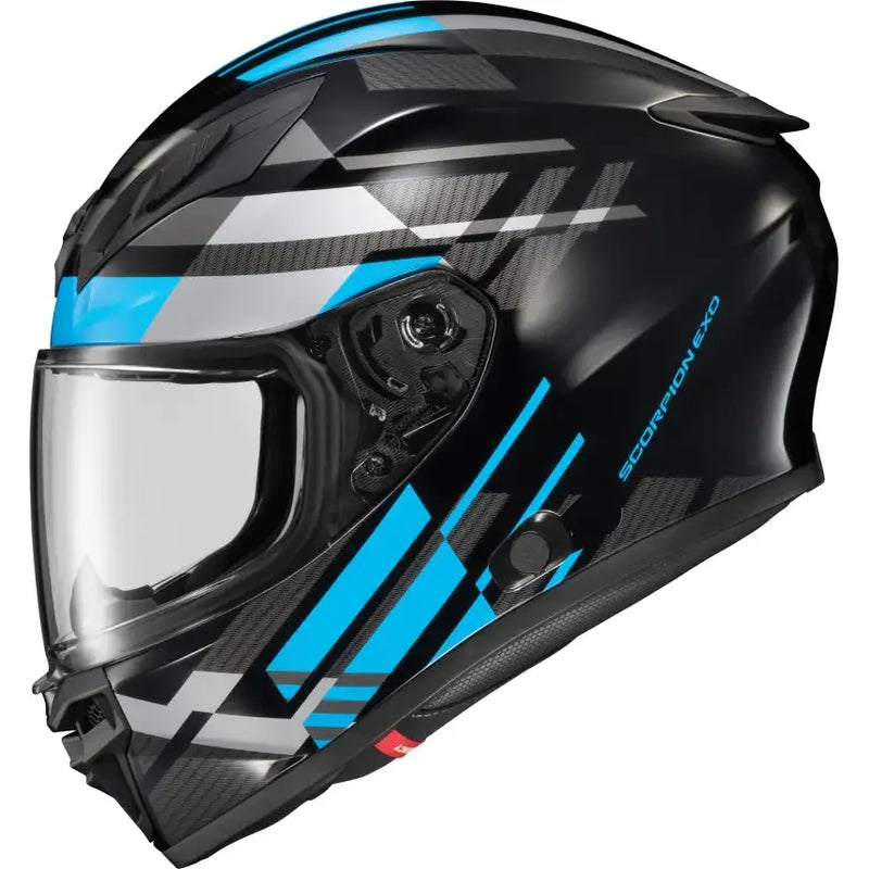 Exo R430 Full Face Helmet Paradox Light Blue Xl - SCORPION EXO