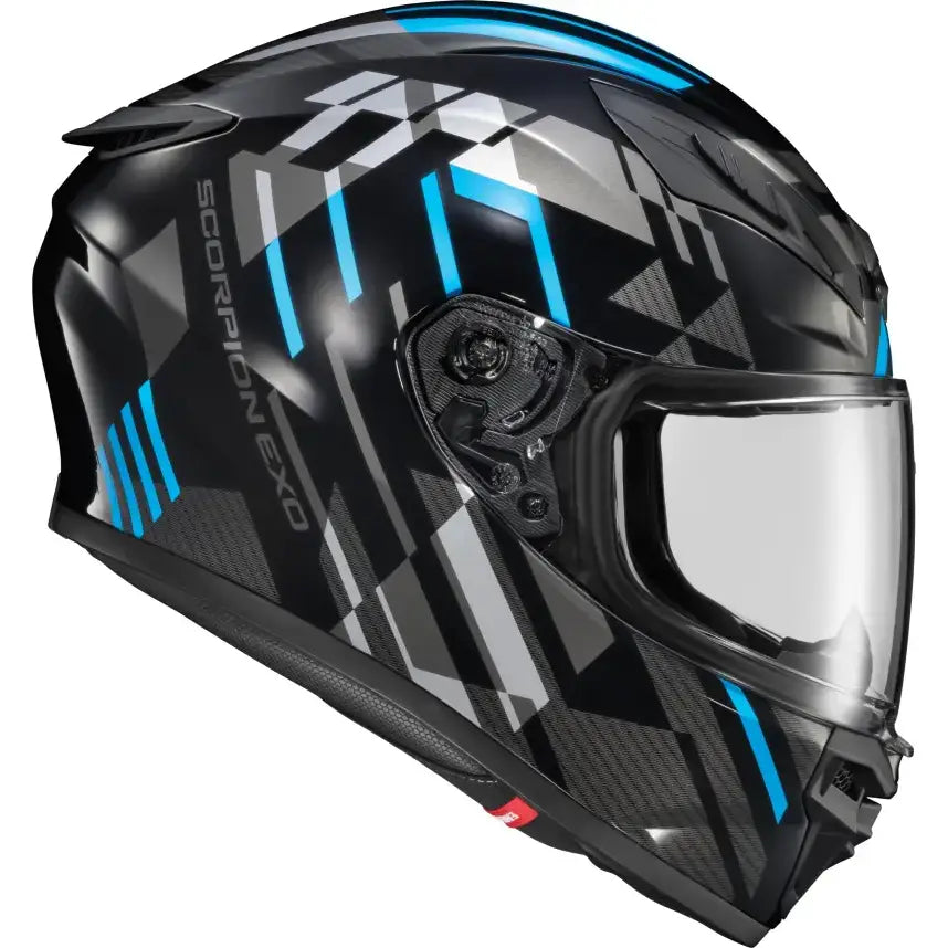 Exo R430 Full Face Helmet Paradox Light Blue Md - SCORPION EXO