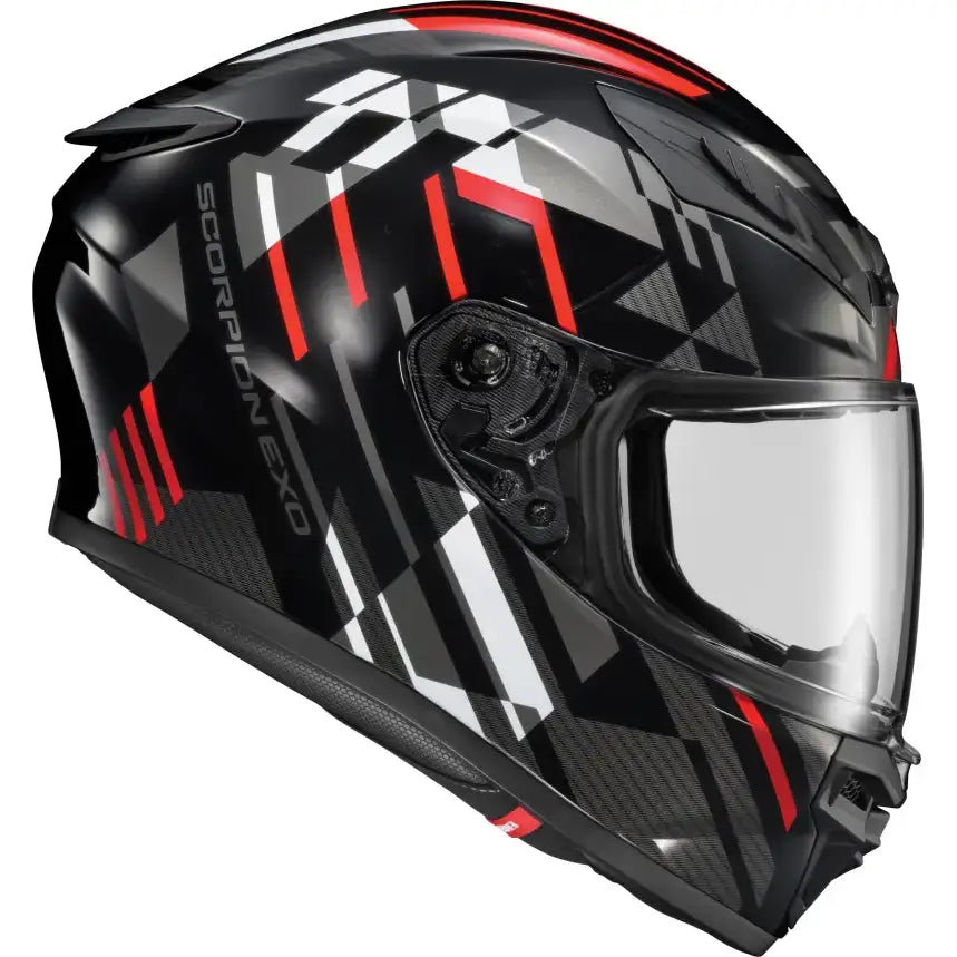 Exo R430 Full Face Helmet Paradox Red Md - SCORPION EXO
