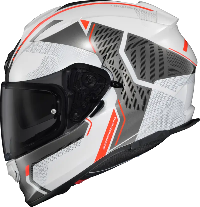 Ryzer Full Face Helmet Switch White/Grey 2x - SCORPION EXO