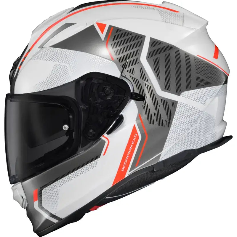Ryzer Full Face Helmet Switch White/Grey 2x - SCORPION EXO