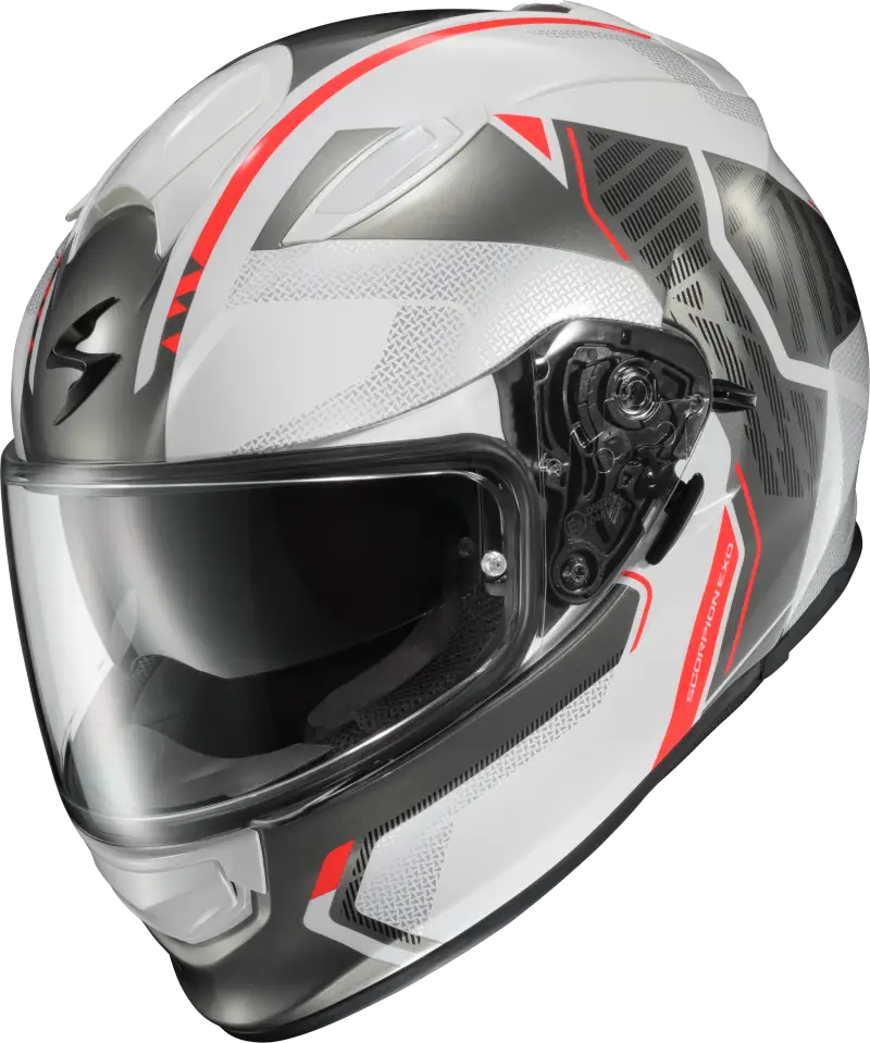 Ryzer Full Face Helmet Switch White/Grey Md - SCORPION EXO