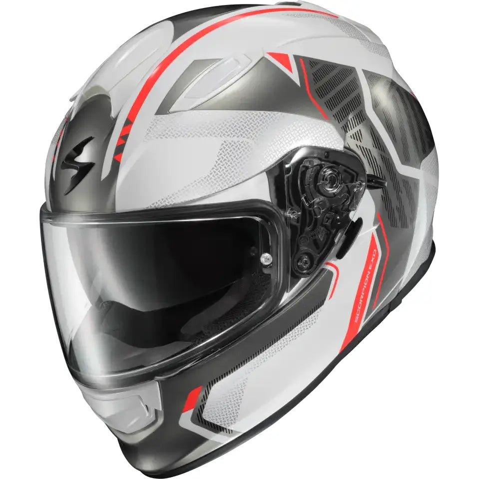 Ryzer Full Face Helmet Switch White/Grey Md - SCORPION EXO