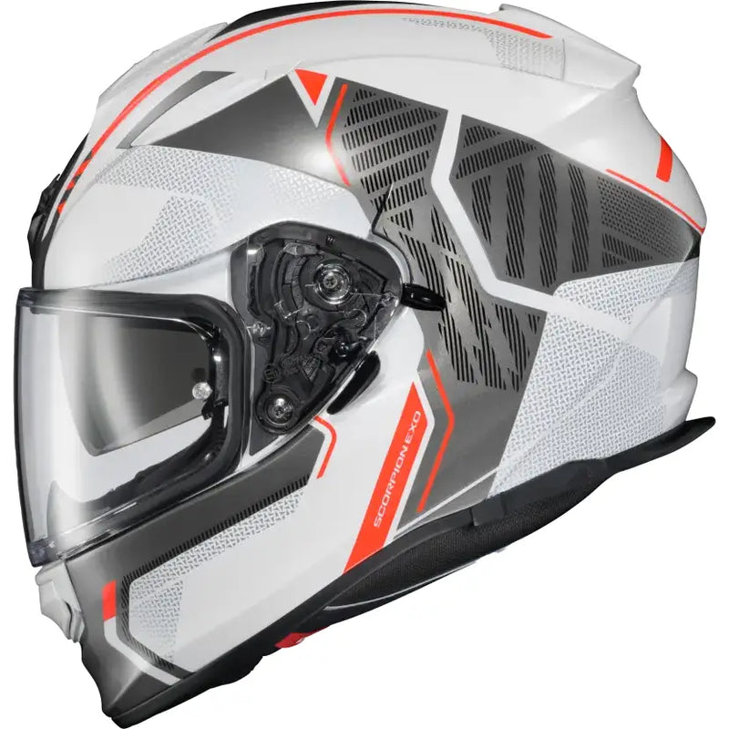 Ryzer Full Face Helmet Switch White/Grey Md - SCORPION EXO