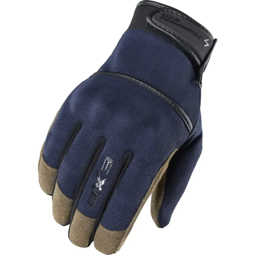 Stealth Grip Gloves Dark Blue Lg - SCORPION EXO