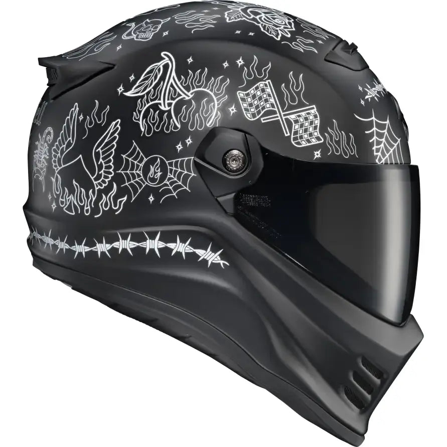 Covert Fx Full Face Helmet The Litas 2 Black Md - SCORPION EXO