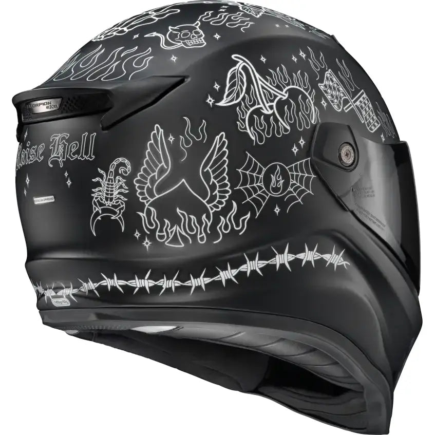 Covert Fx Full Face Helmet The Litas 2 Black 2x - SCORPION EXO