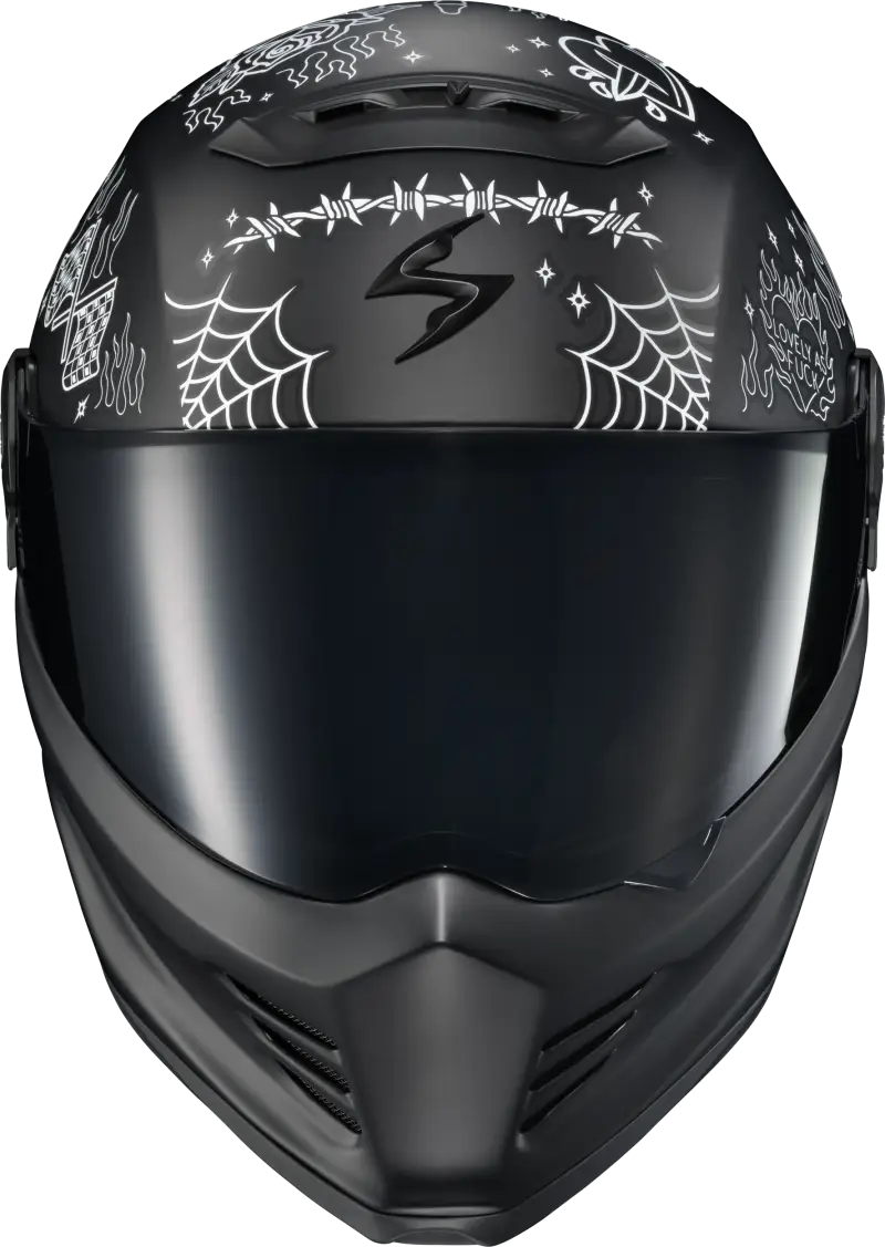 Covert Fx Full Face Helmet The Litas 2 Black Md - SCORPION EXO